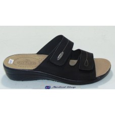 Fly flot Γυναικείο ανατομ.παπούτσι  ΜΑΥΡΟ 459